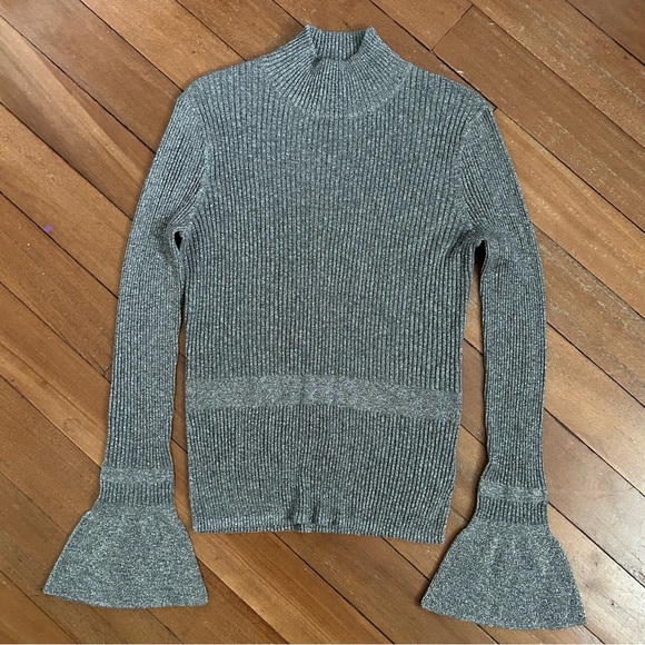 Veronica Beard Metallic Threads Turtleneck - Picture 3 of 13